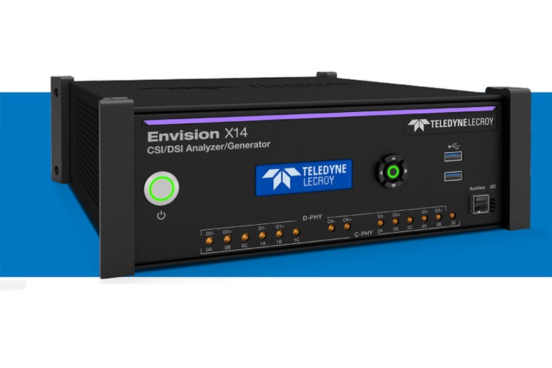 特励达力科发布可用于MIPI C-PHY/D-PHY和CSI/DSI的Envision X14分析仪和信号发生器