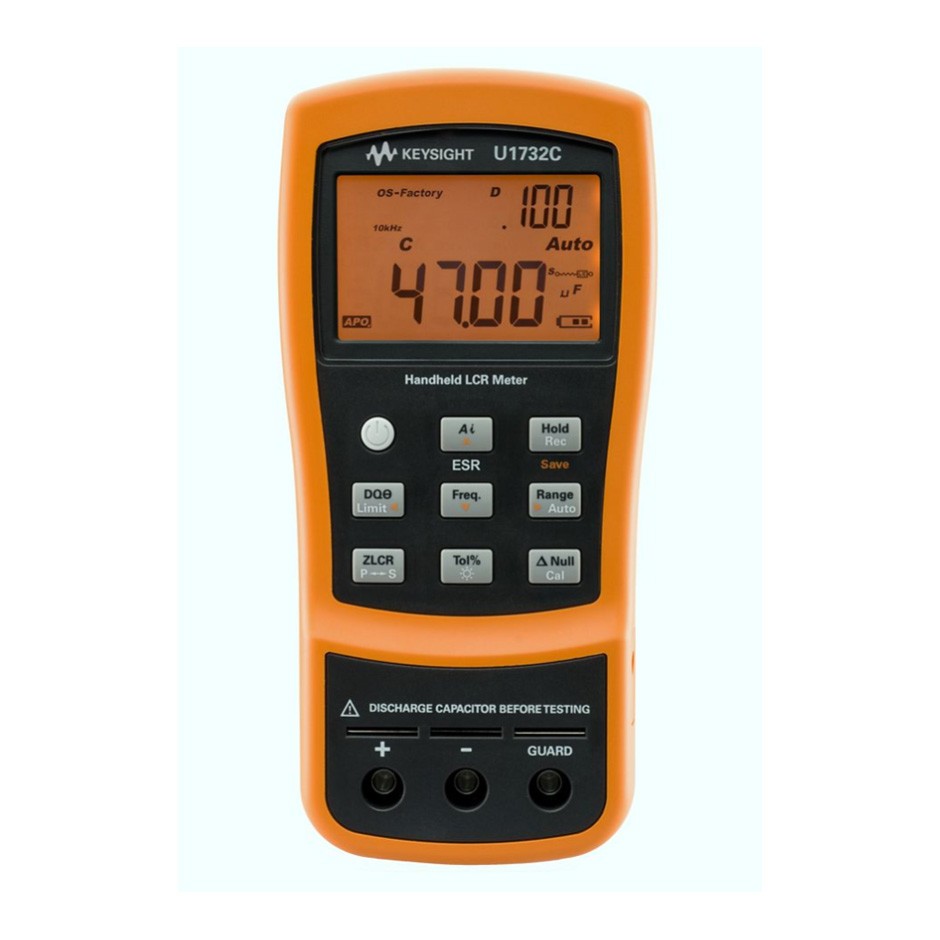U1732C 100Hz/120Hz/1kHz/10kHz 手持式 LCR 表