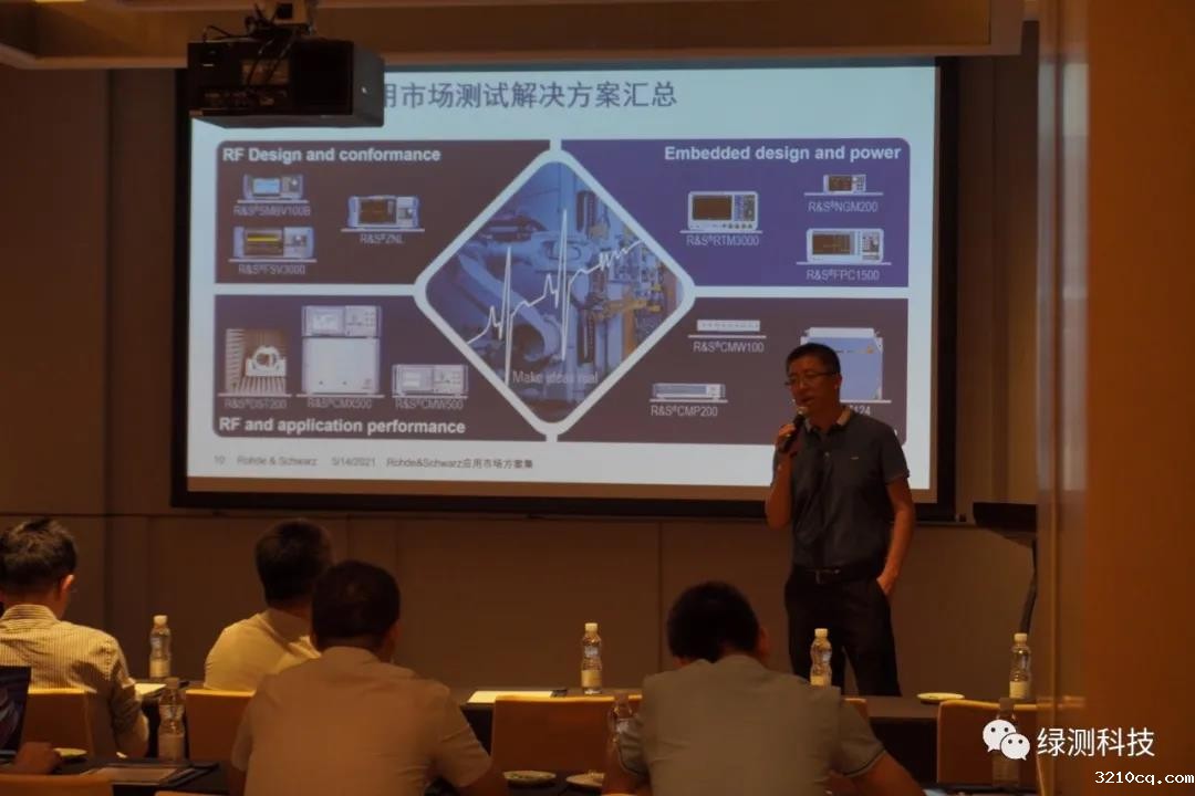 甘秉鸿先生介绍罗德与施瓦茨公司产品测试方案